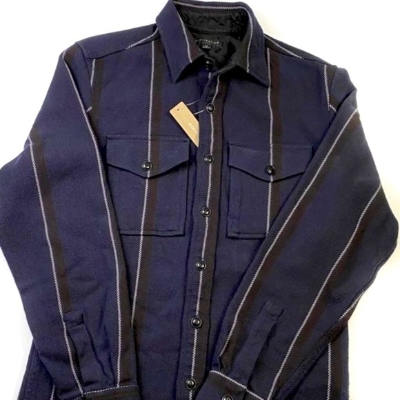 Destination J. Crew Shacket Twill Workshirt Two Pocket Button Up - Picture 1 of 5